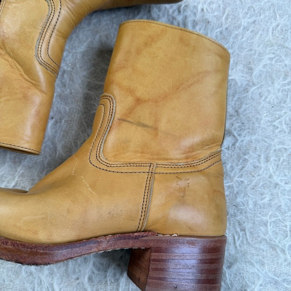 Vintage Frye Tan Leather Boots – 7.5 - Picture 2 of 7
